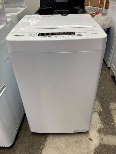 取引場所 南観音 ロ2409-317 Hisense 5.5kg洗濯機 2024年製 HW-K55E 汚れキズあり 動作確認済み