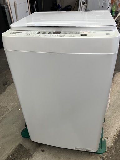取引場所 南観音 O2409-320 Hisense 5.5kg洗濯機 2023年製 HW-55E2W汚れキズあり 動作確認済み