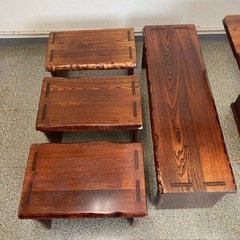 囲炉裏ダイニングテーブルセット  / いろりテーブル 