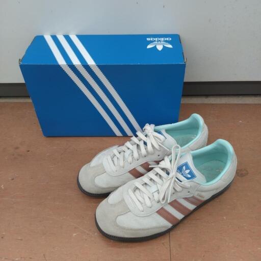 ★ジモティー割引有★ adidas サンバOG ローカットスニーカー 28cm WHT 中古品