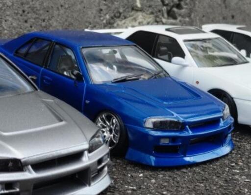 アオシマ日産スカイラインER34ユーラス