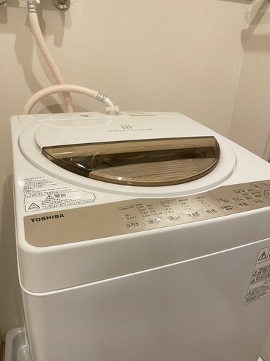 洗濯機 TOSHIBA 7kg AW-7GB スタークリスタルドラム