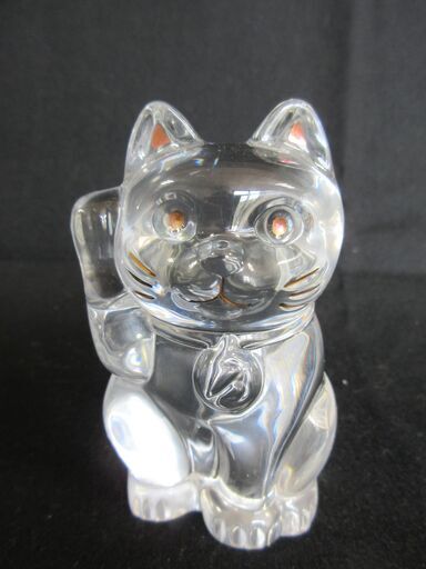 ラッキーキャットクリスタル（Ｂａｃｃａｒａｔ）　　高さ１０cm\t\t\t\t