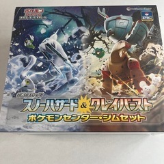 スノーハザードu0026クレイバースト ポケモンセンター・ジムセット