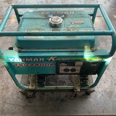 商談成立しました)中古ヤンマー発電機 YSG2400A((50Hz)