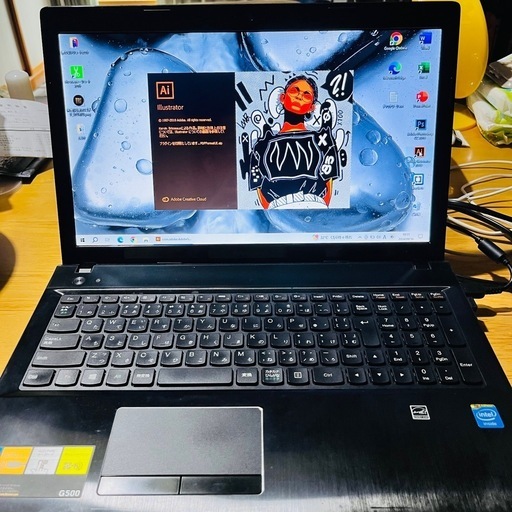 商談中　イラレ、フォトショ、ワード、エクセル付き　ノートPC