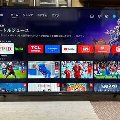 TCL 40V 2021年製　アンドロイドTV　40S515　YouTube対応　FHD