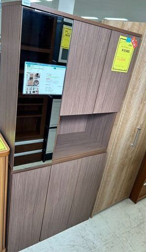 J5252　NITORI　ニトリ　シューズボックス　GS1　1880MBR  (参考価格）34,990円　ミドルブラウン　クリーニング済　【リユースのサカイ柏店】