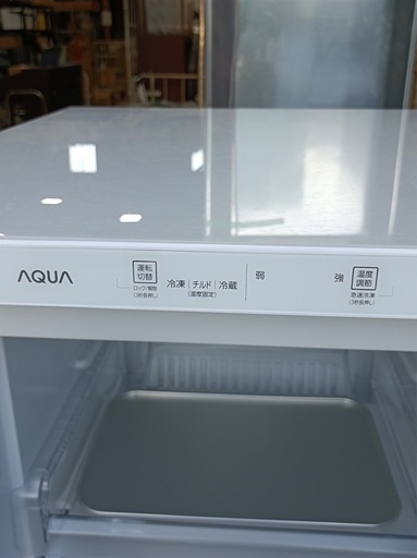 八4738【早い者勝ち★美品】AQUA  2021年製 冷凍庫　冷蔵　チルド　運転切替