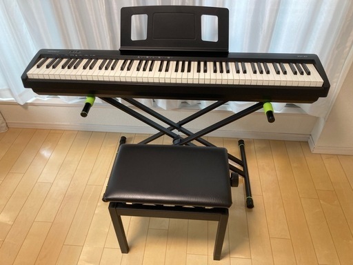 Roland FP-10 電子ピアノ、DP-10ペダル、楽器専用椅子、Gravityスタンド（おまけ）