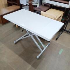 【送料無料】ダイニングテーブル_昇降式_ホワイト 昇降式ホワイト 引き出し付きダイニングテーブル 楽天市場
