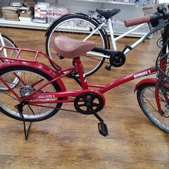 ★ジモティ割あり★  自転車 20インチ 赤 クリーニング済み MT2238 ☆ジモティ割あり☆ 自転車 20インチ 赤 クリーニング済み MT2238