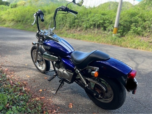 ホンダ マグナ50 実働 自賠責7年6月 本格的なスタイルの原付カスタム