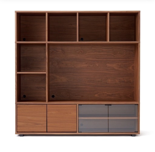 無印良品 スタッキングキャビネット ウォールナット RUI】無印良品