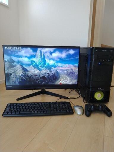 ゲーミングパソコン27インチモニターセット