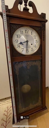 柱時計 振り子時計 SEIKO 精工舎 昭和レトロ ボンボン時計 掛時計