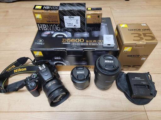 ⭐フルセット⭐ Nikon D5600ダブルズームキット+単焦点レンズ
