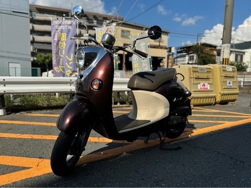 【外装ピカピカ✨配達OK】YAMAHA ビーノ SA37J ブラウン FI車両【ご成約でヘルメットプレゼント】