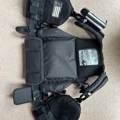 マズメ mazume MZLJ-592 ブラック×ホワイト　MZレッドムーン ライフジャケット ロックショアスペシャルⅢ J