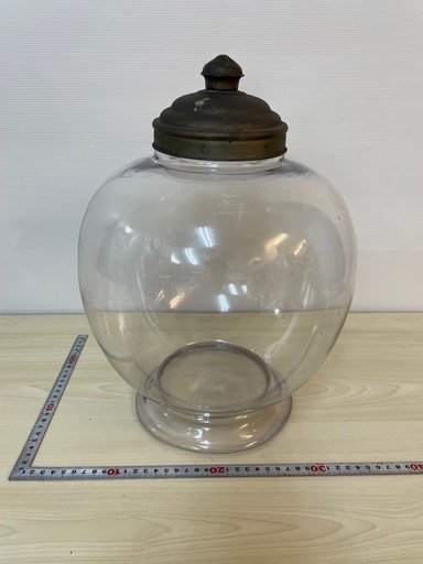 中古　地球瓶　駄菓子　ガラス瓶　昭和レトロ