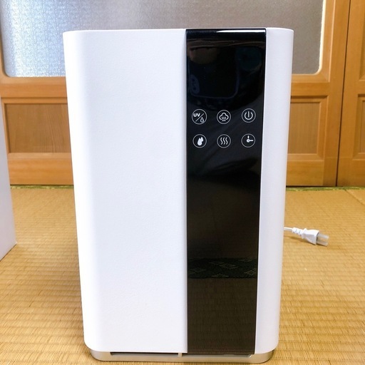 【定価19,980/大容量5L/新品 】加湿器 マイナスイオン ハイブリッド 加熱式　UV除菌 空気清浄