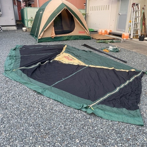 中古　コールマン　6人用テント、メッシュタープセット