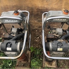 格安】2つセット建設用品タッピングランマー転圧機mikasa三笠産業MT-55