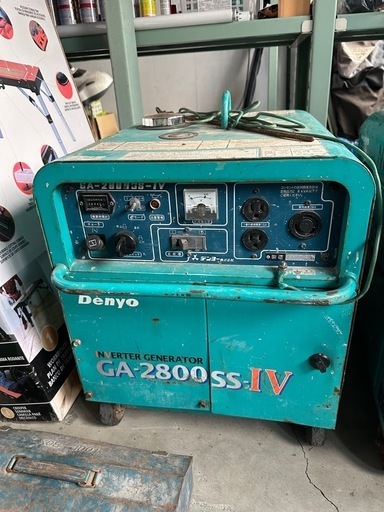 【インバータ100V発電機】デンヨー製 GA-2800SS-IV インバーター発電機　ジャンク品