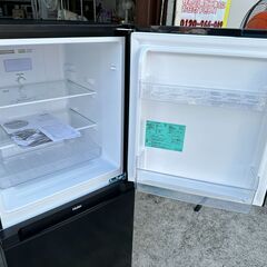 動作保証あり】Haier ハイアール 2022年 JR-NF121NJ 121L 2ドア 冷凍