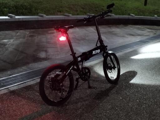 20インチ折りたたみアシスト自転車、(モーターが動けない)