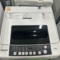 ご来店時、ガン×2お値引き‼️Hisense(ハイセンス) 2019年製 5.5kg 洗濯  