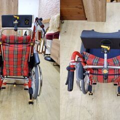 MATSUNAGA 松永製作所 リクライニング式 折りたたみ車椅子 自走式 介護