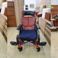 MATSUNAGA 松永製作所 リクライニング式 折りたたみ車椅子 自走式 介護