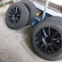 ジムニーに 185/70R16 スタッドレス アイスナビ ホイール付き 4本 美品