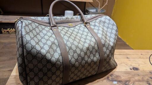 【美品】GUCCI ボストンバッグ　インターロッキング　旅行　特大サイズ