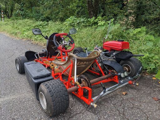 公道カート 50cc 3速＆リバース ミニカー登録 新品キャブ 新品セルモーター 新品CDI おまけ部品あり