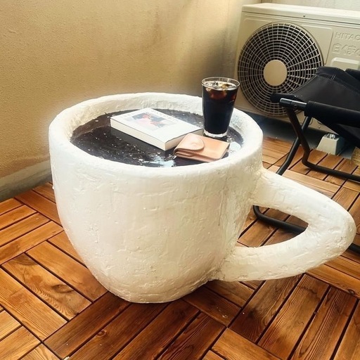 コーヒーサイドテーブル　( coffeeカップ)