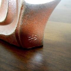  ◆小林尚珉 工芸品 飛躍兎文置物 金工 中古品