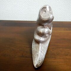  ◆小林尚珉 工芸品 申文置物 金工 中古品