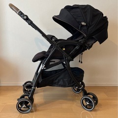 ラクーナビッテ ベビーカー　シュヴァルツブラック アップリカ 1200台限定 ラクーナビッテ ベビーカー シュヴァルツブラック アップリカ 1200台限定