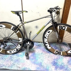 BALBOAクロスバイク27インチSHIMANO 21段変速、ディープホイール