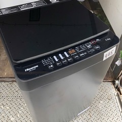 NO 465 配送無料　保証付き 2021年 ハイセンス 5．5kg全自動洗濯機 keyword マットブラック HW-G55EK