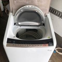 NO 454 配送無料　保証付き  日立 HITACHI ビートウォッシュ 洗濯乾燥機 （8kg） シャンパン BW-DV80A N