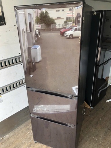 NO 456 北九州市内配送無料　保証付き  TOSHIBA 東芝 GR-G38SY T 冷蔵庫 375L 3ドア 右開き ブラウン