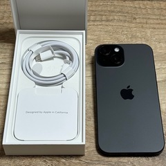 【美品/SIMフリー/98%/写真11枚閲覧可】iPhone15 128GB ブラック