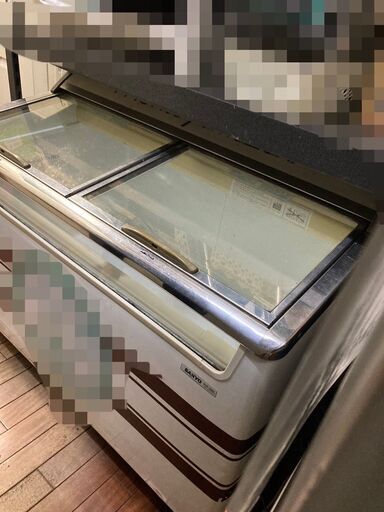 【中古】サンヨー　冷蔵ショーケース　中古　SCR-105G　191Ｌ業務用冷凍庫