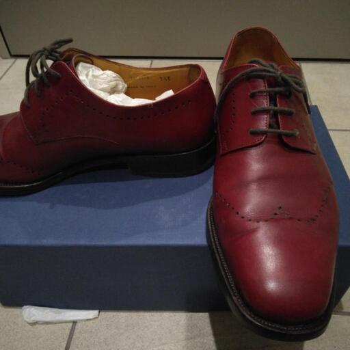 BALLY　バリー　メンズ靴　ボルドー　25,0~25,5㎝