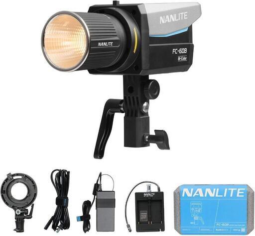 新品　NANLITE FC-60B 撮影用ライト 出力78W 色温度2700-6500K CRI96 TLCI98 バイカラー USB-PD給電 12種類照明効果 静音 アプリ操作 ボーエンズマウント ビデオライト 撮影補助光 定常光 LEDスタジオライト スタジオ撮影/ライブ配信/記念撮影  国内正規品\n