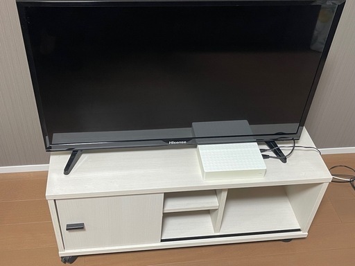 32型テレビ＋テレビ台＋外付けHDD WALL TVスタンド 32型TV&