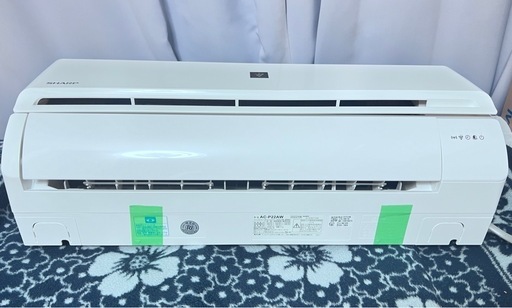 「中古」SHARP エアコン　2022年製、取り付け工事込み、3か月保証付き